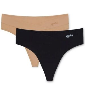 Kindly Yours Women's So Comfy Crossover Waist Thong Panties